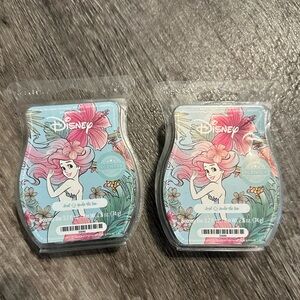 2 new Scentsy Licensed Disney “Ariel Under The Sea” Wax Bar
